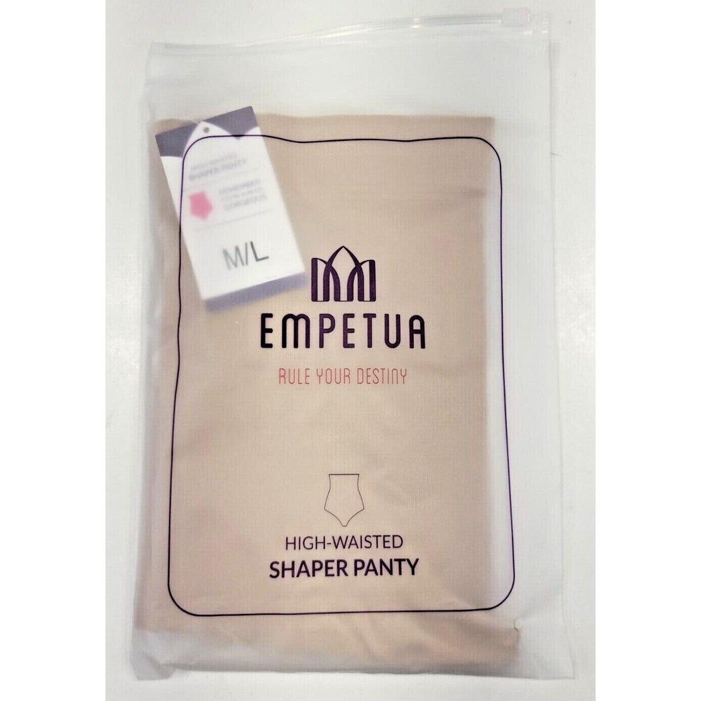 Empetua Women's Nude High‎ Waisted Shaper Panty Underwear Size M/L